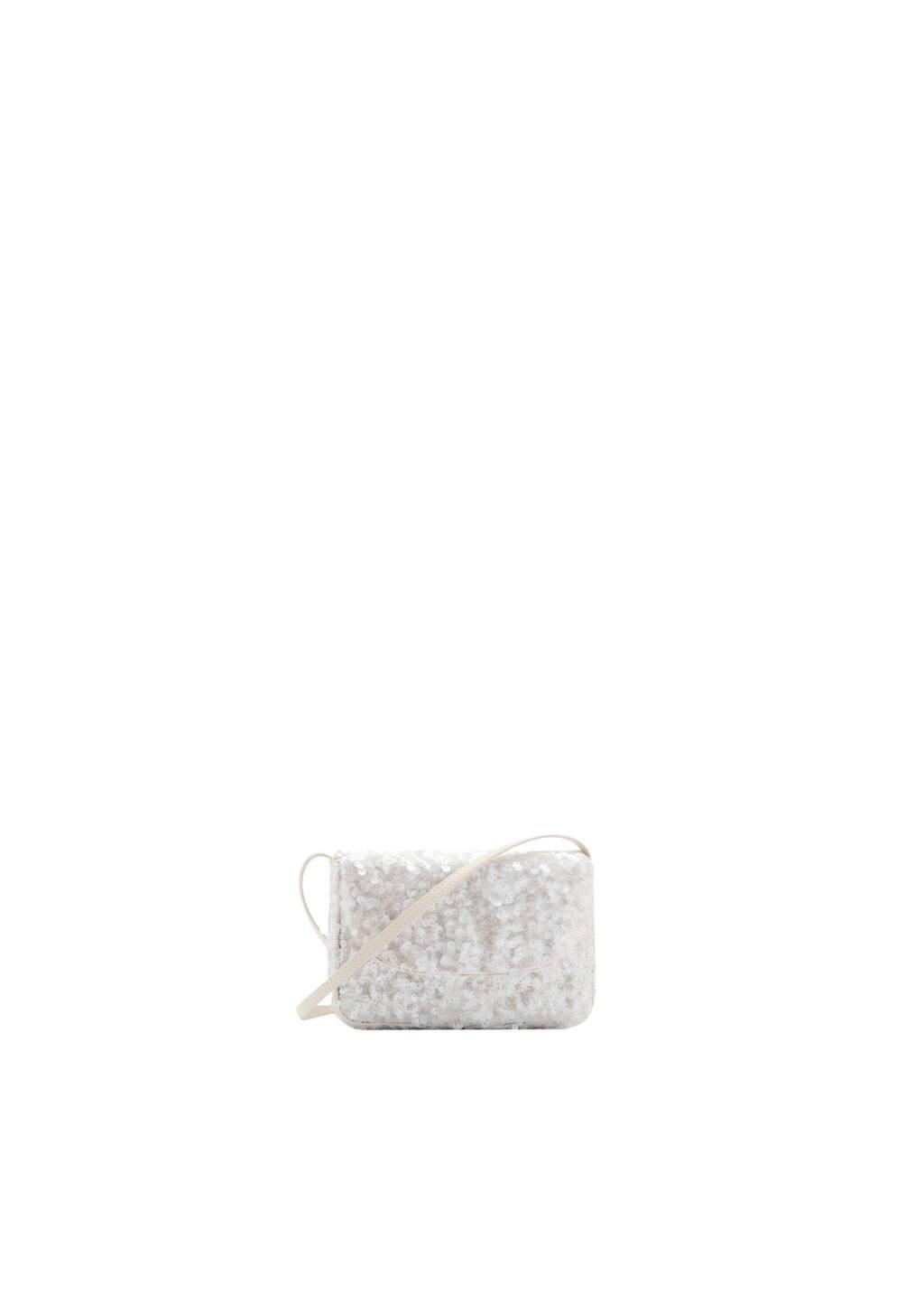 White Mini Bag With Flap, Kids Girl, Natural White, large image number 2