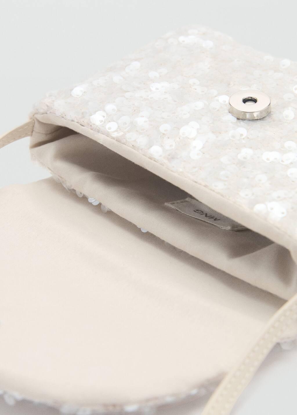 White Mini Bag With Flap, Kids Girl, Natural White, large image number 3