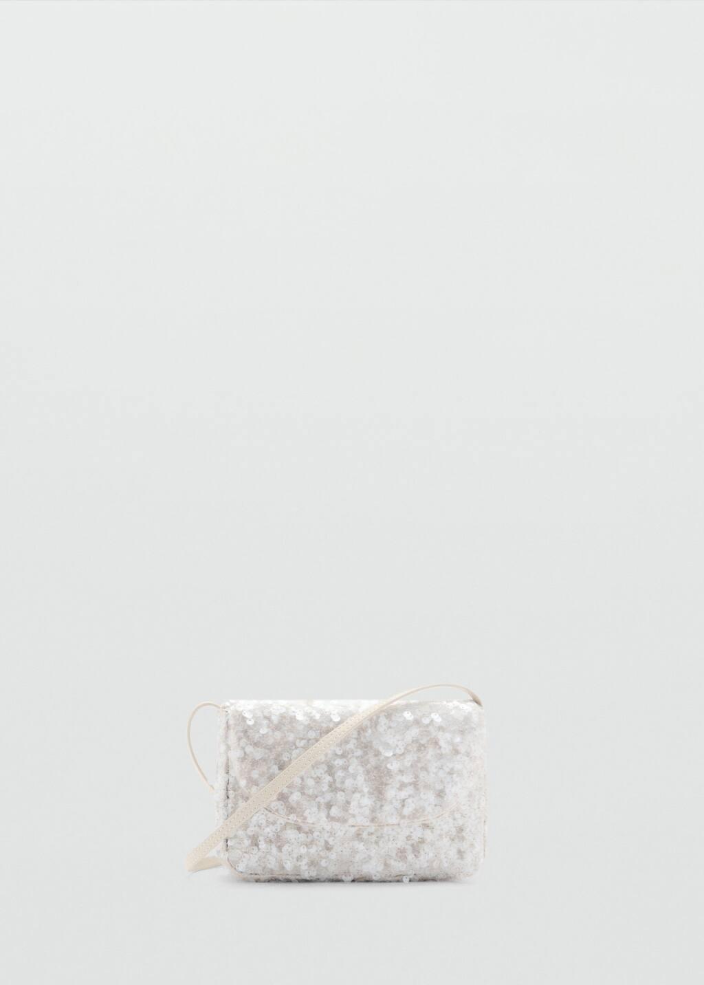 White Mini Bag With Flap, Kids Girl, Natural White, large image number 4