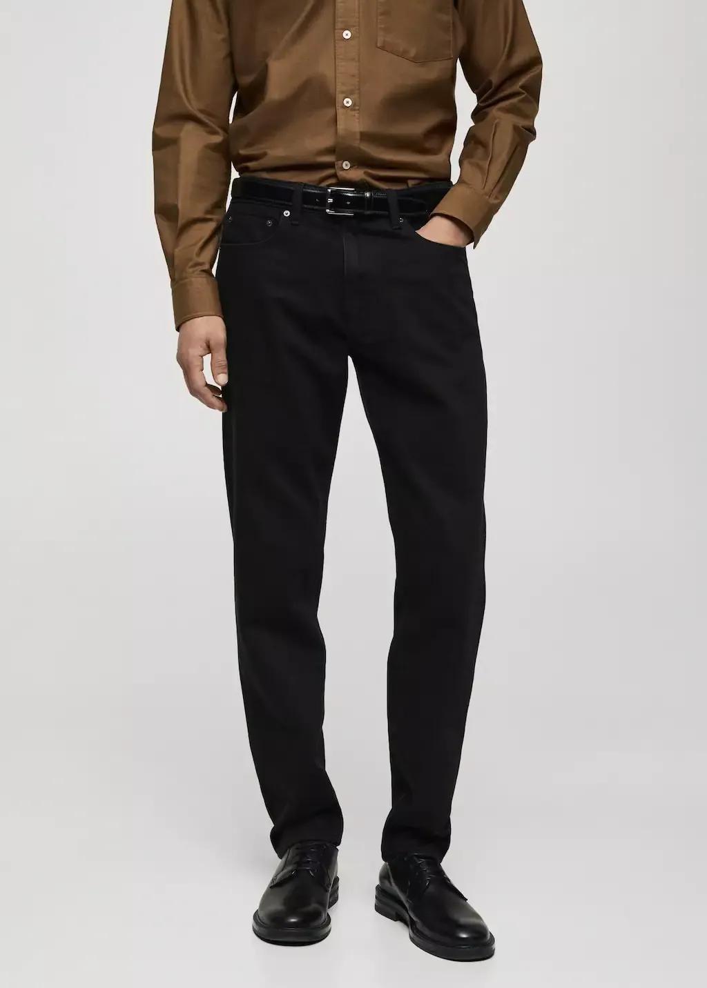 Grey Bob Regular-Fit Jeans, , large image number 0
