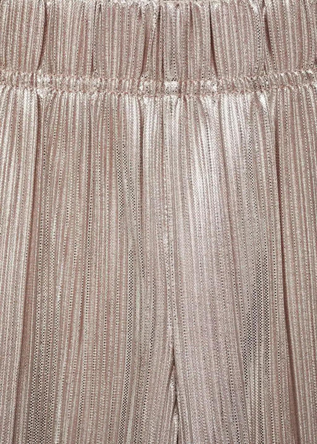 Silver Pleated Straight Trousers, Kids Girl, , large image number 2