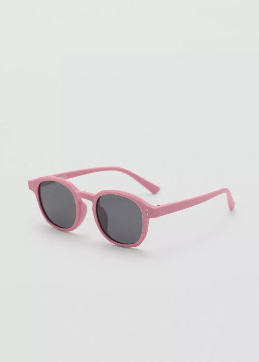 Matte Frame Sunglasses Girls, Kids Girls, Light-Pastel Pink, large image number 0