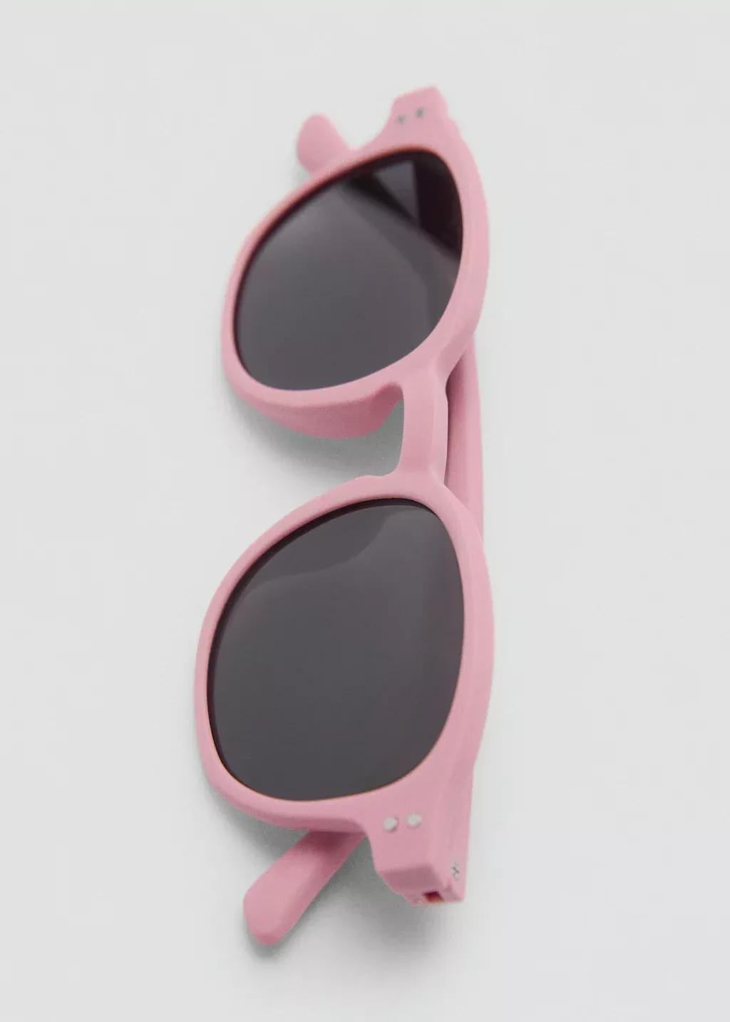 Matte Frame Sunglasses Girls, Kids Girls, Light-Pastel Pink, large image number 2