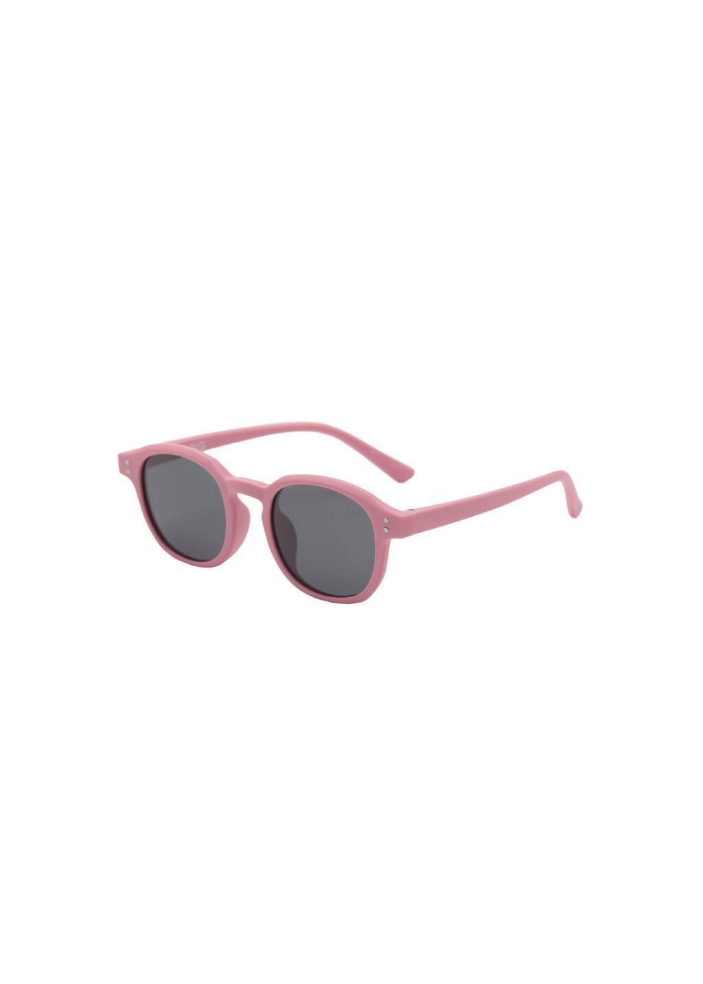 Matte Frame Sunglasses Girls, Kids Girls, Light-Pastel Pink, large image number 3