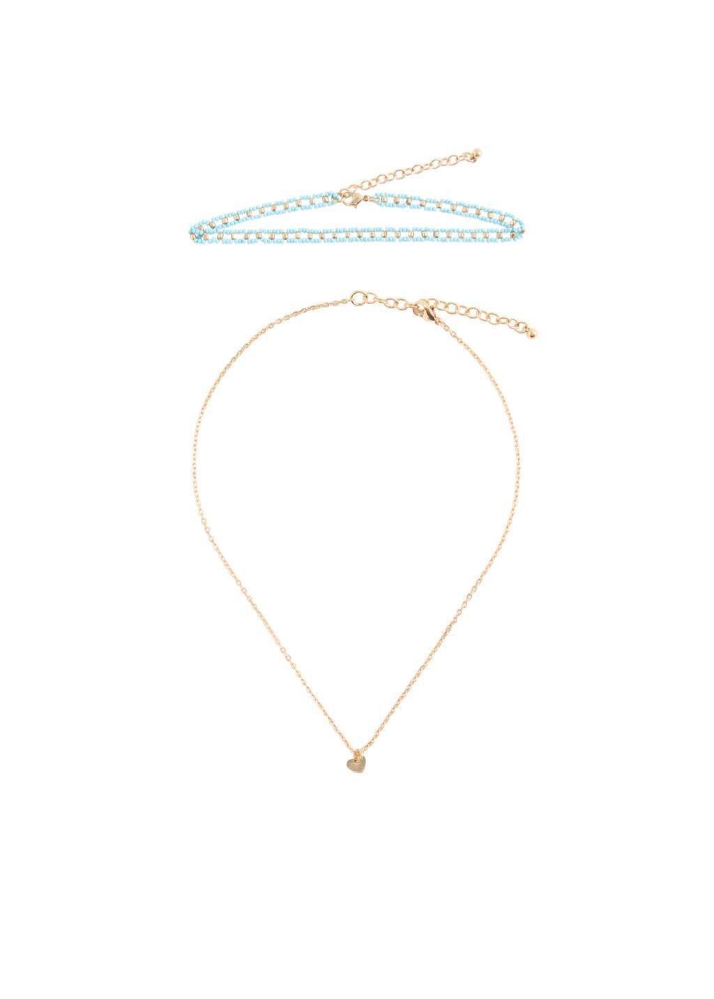 Turquoise Set 2 Necklaces, Turquoise - Aqua, large image number 1