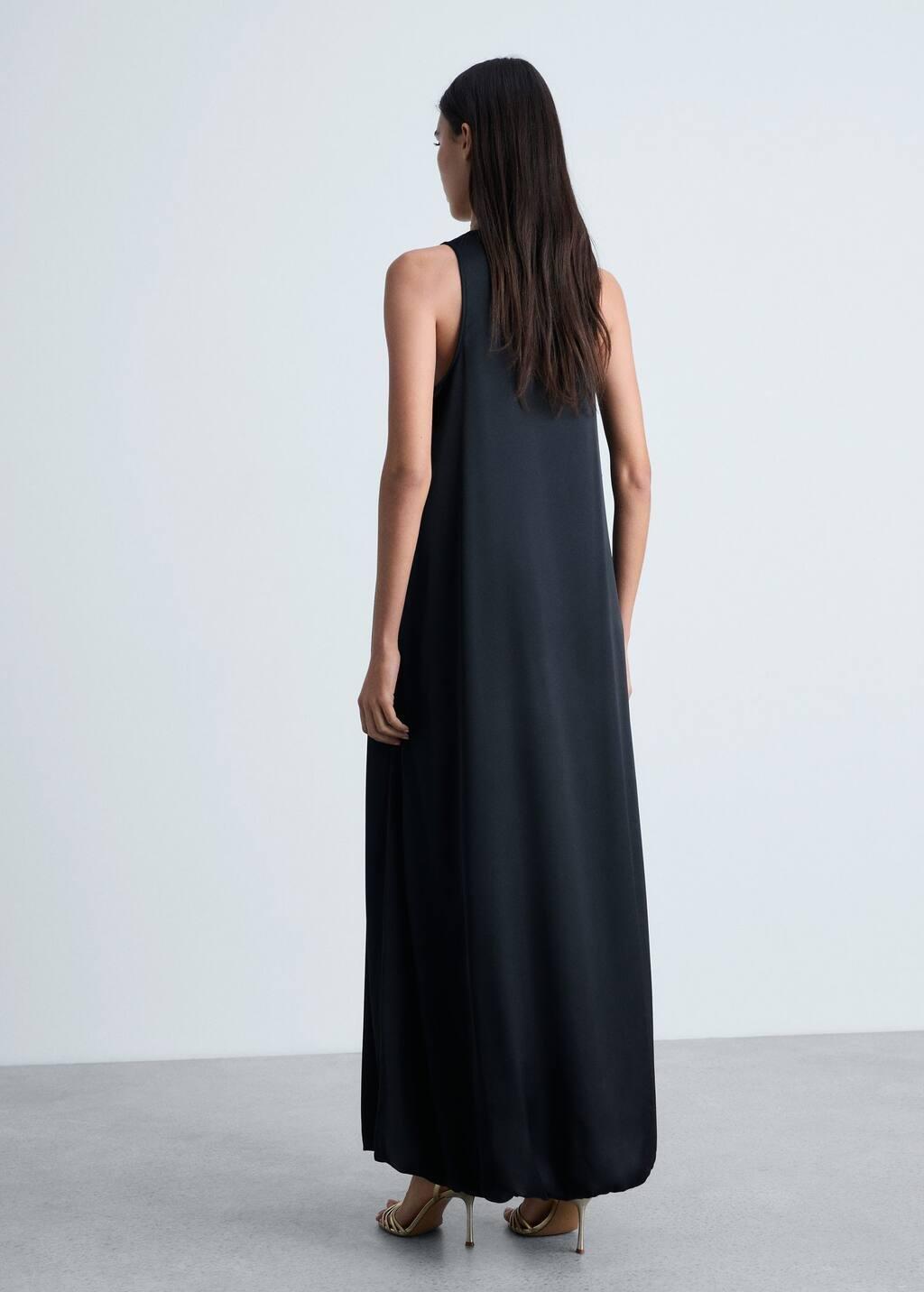 Black Applique Slip Maxi, , large image number 5