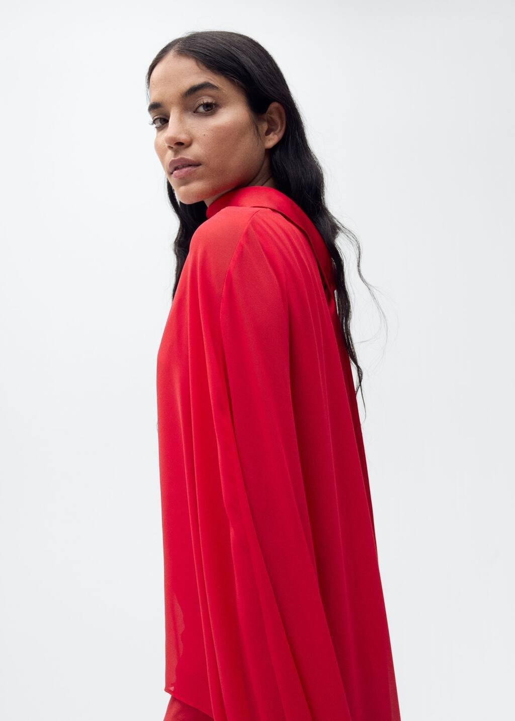 Long Plain Cape Jacket, , large image number 2