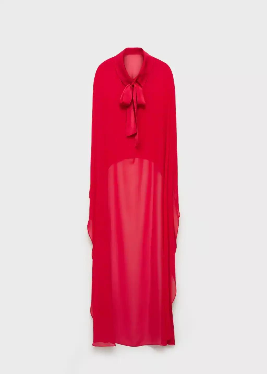 Long Plain Cape Jacket, , large image number 3