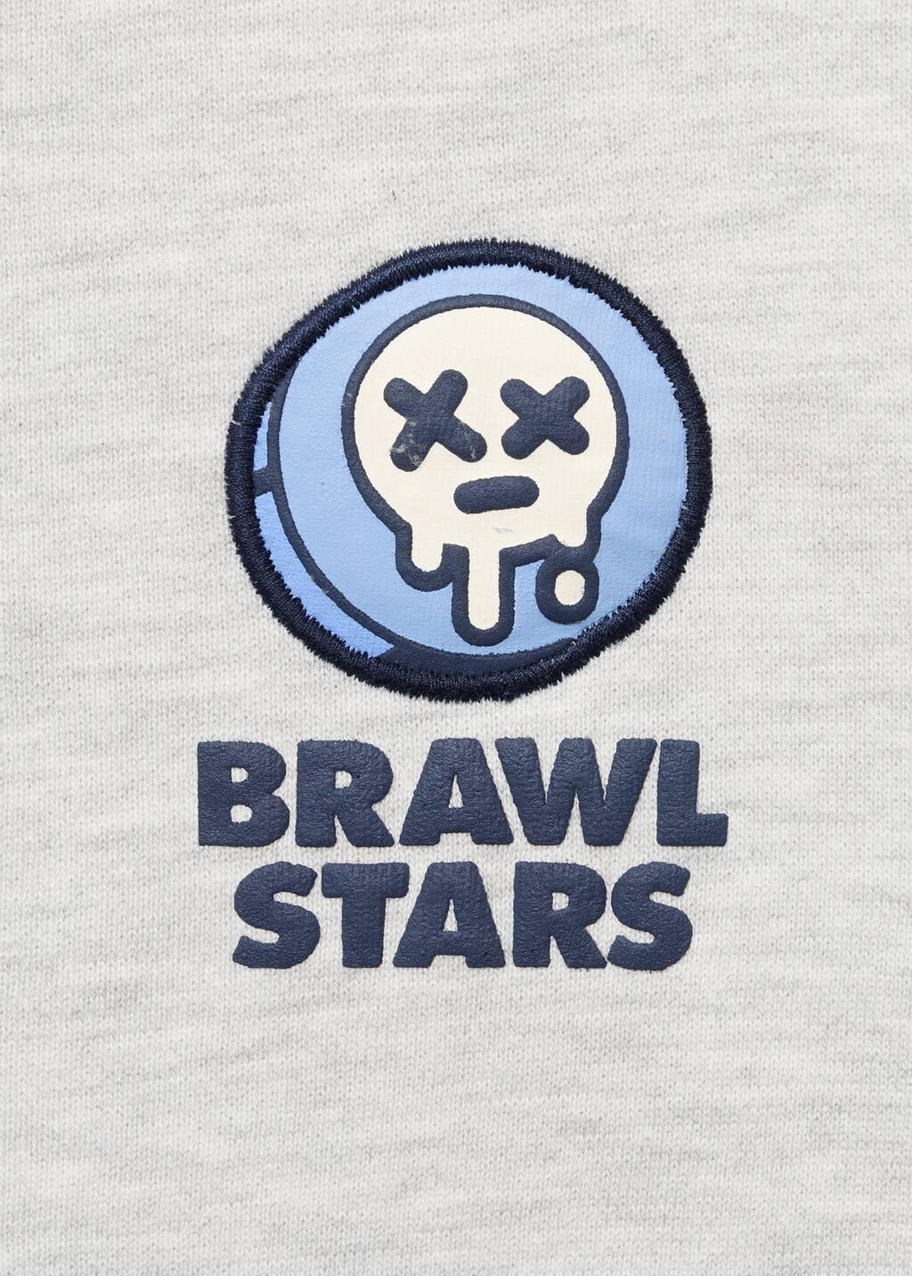Grey Lt Pastel Brawl Stars Sweatshirt, Kids Boy, , large image number 2