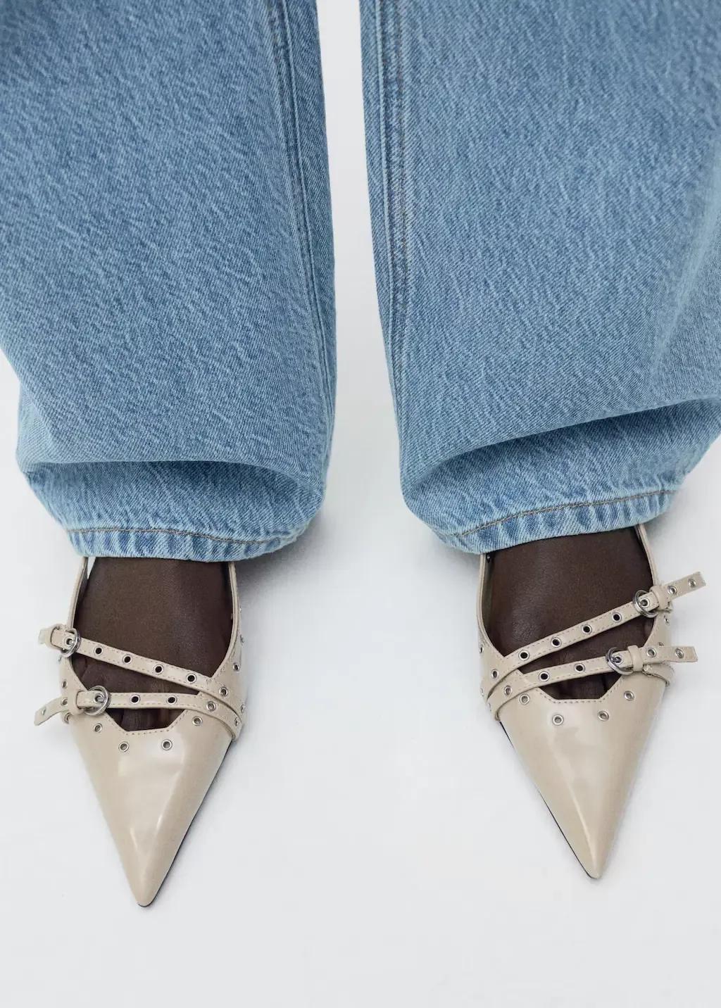 Blue ed Denim Straight Leg Jeans, , large image number 1