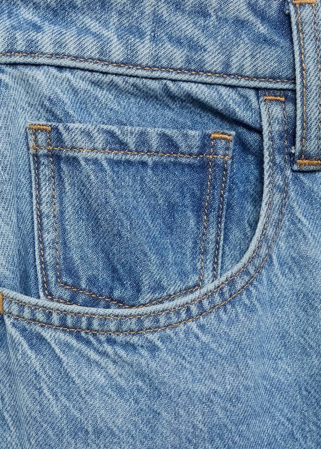 Blue ed Denim Straight Leg Jeans, , large image number 5