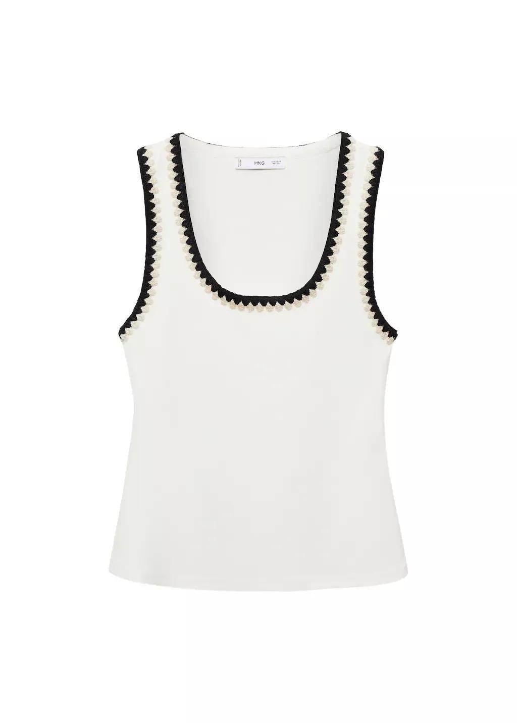 White Plain Tank Top, , large image number 3
