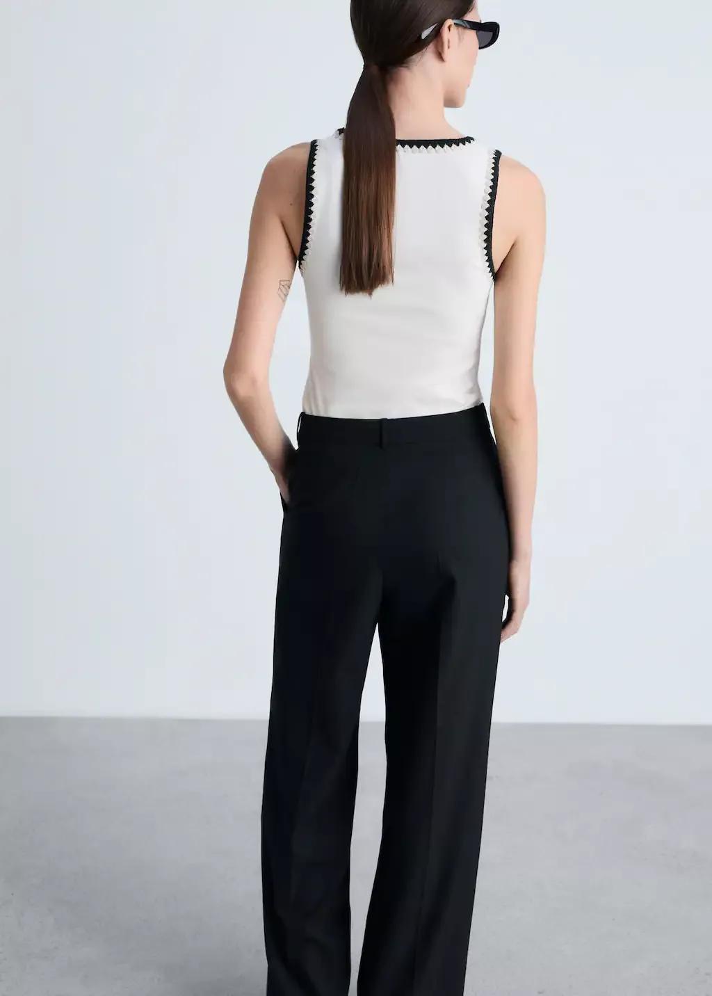 White Plain Tank Top, , large image number 4