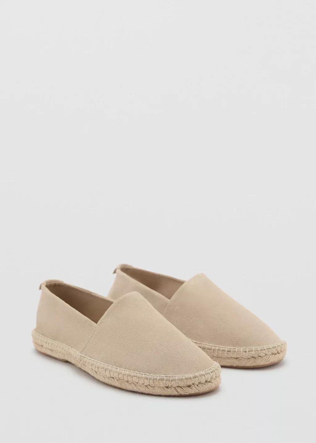 Pastel Brown Solid Espadrilles, , medium