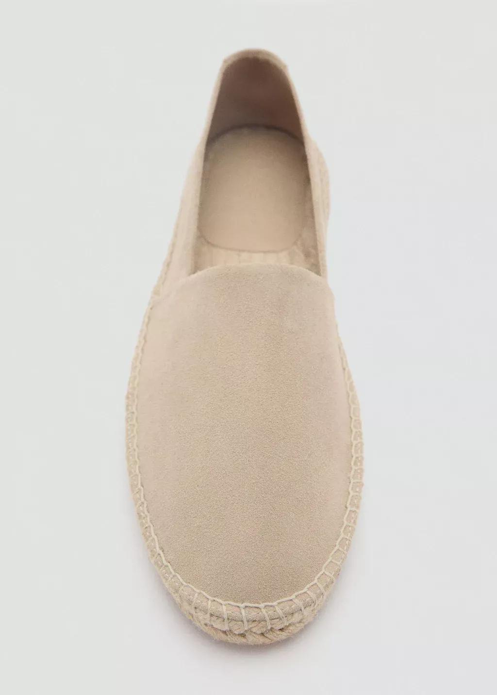 Pastel Brown Solid Espadrilles, , large image number 1
