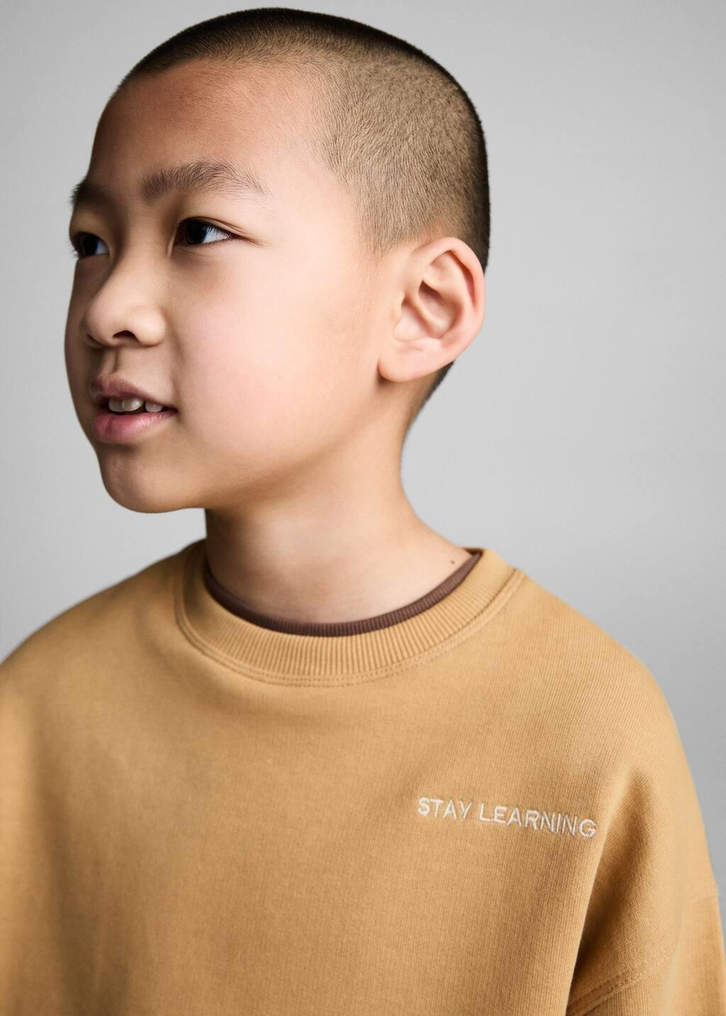 Yellow Printed Picture Sweatshirt, Kids Boy, , large image number 3