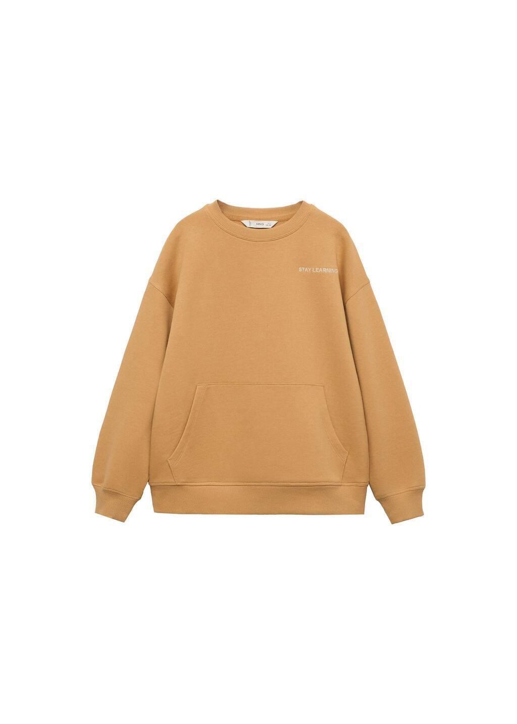 Yellow Printed Picture Sweatshirt, Kids Boy, , large image number 4