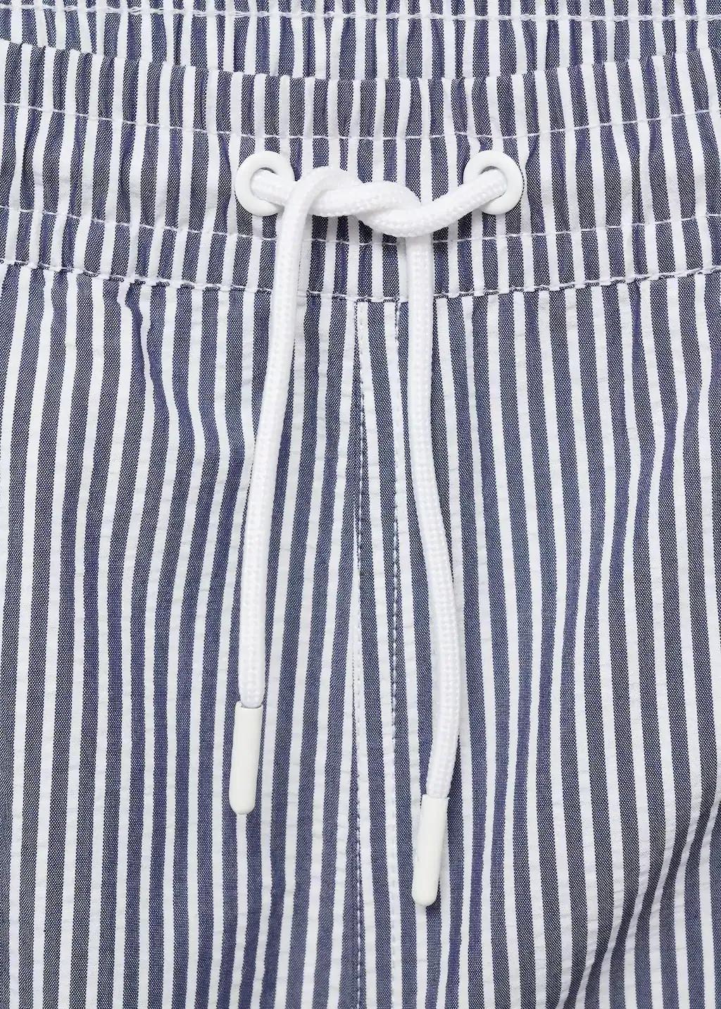 Navy Seersucker Swimming Trunks, , large image number 5