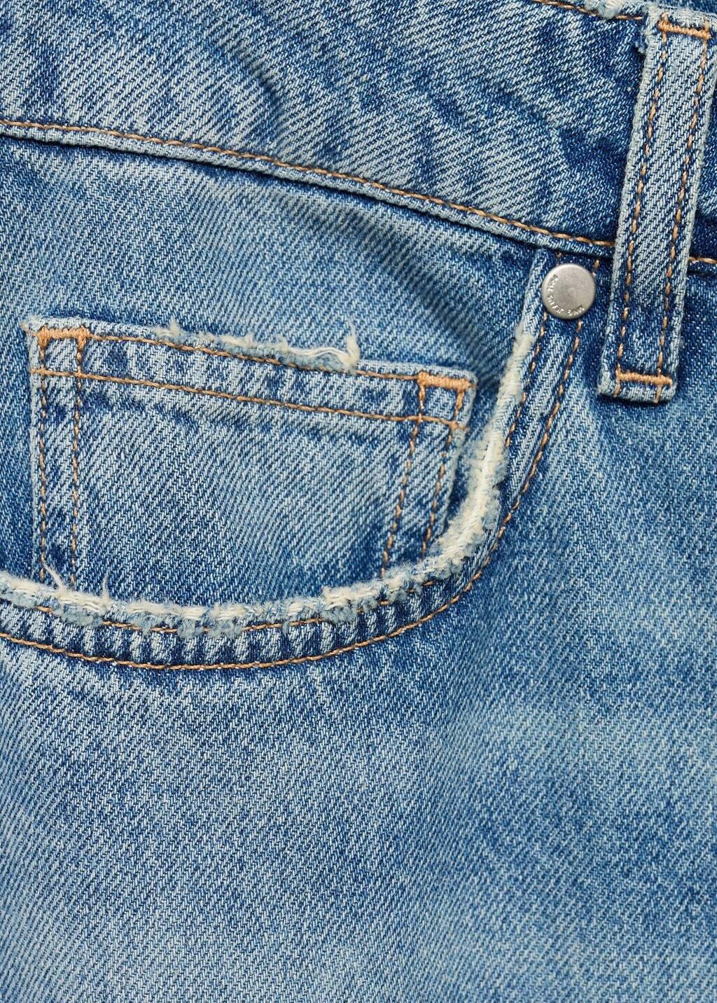 Blue ed Denim Wide-Leg Jeans, , large image number 5