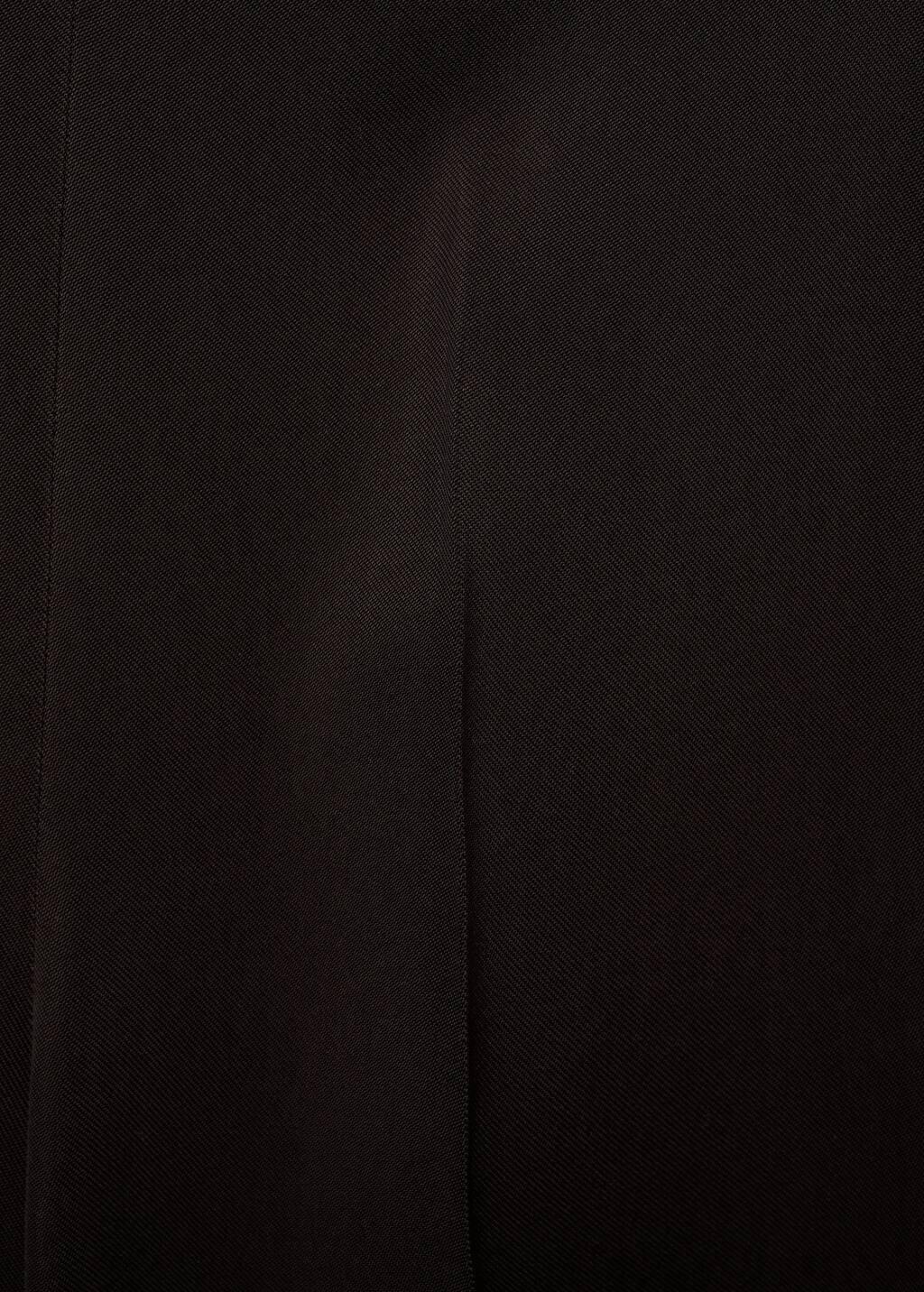 Brown Straight Suit Trousers, , large image number 7