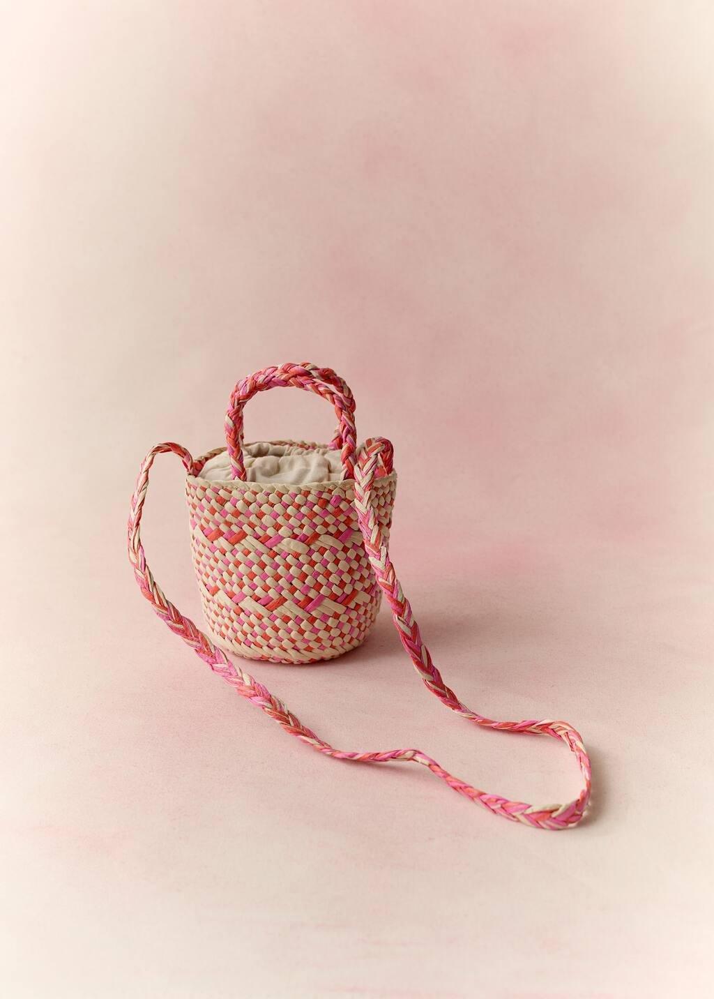 Braided Mini Bag Girls, Kids Girls, Pink, large image number 4