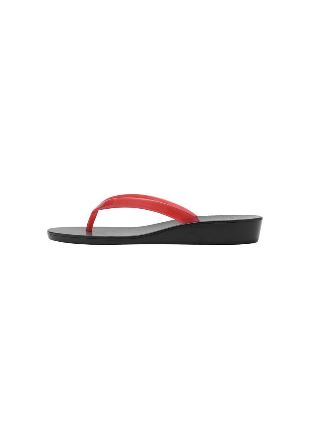 BLACK Open-back sandals with strap, , large image number 3