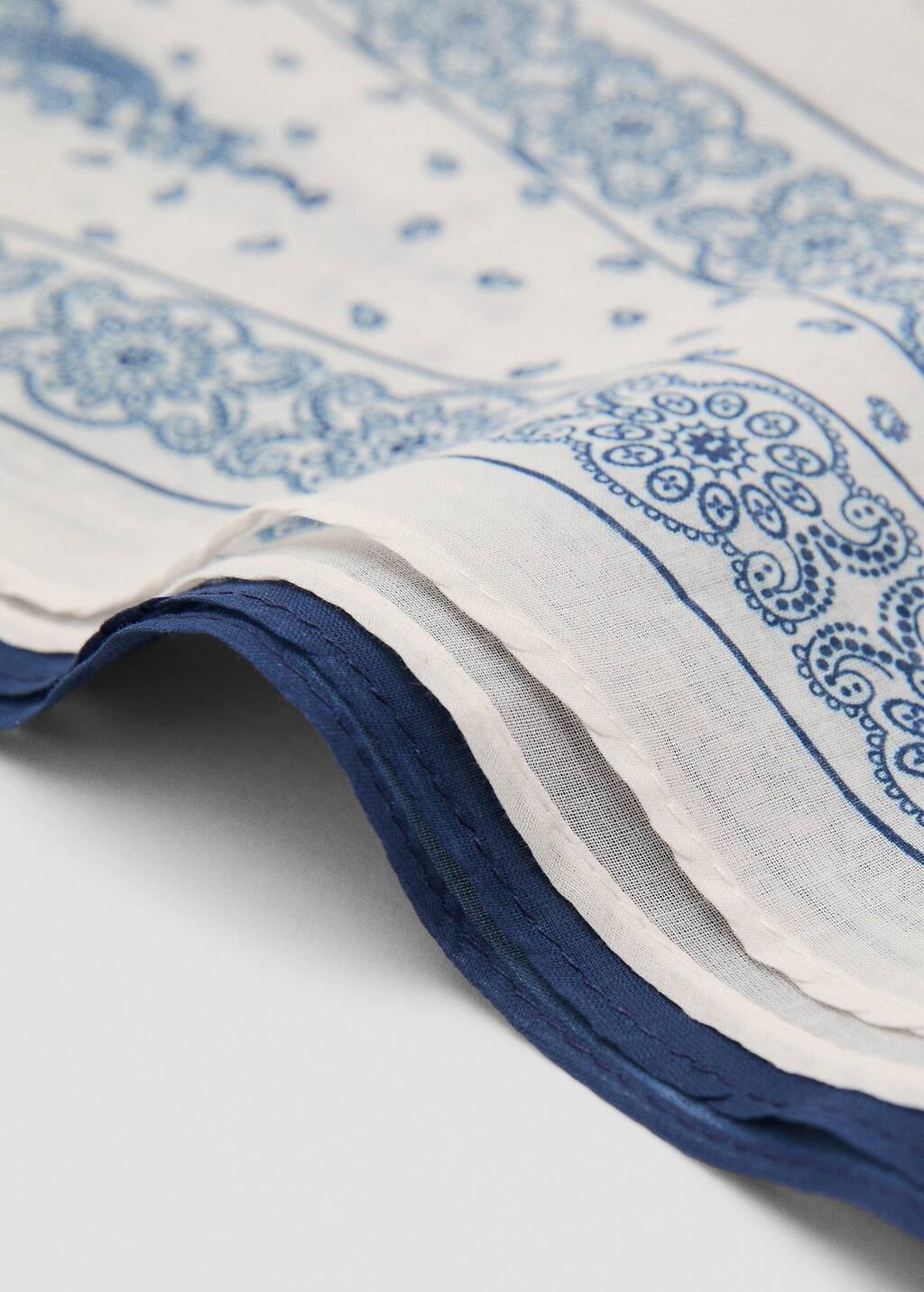 Navy Set Of 2 Combined Scarves, 0201_56, large image number 0