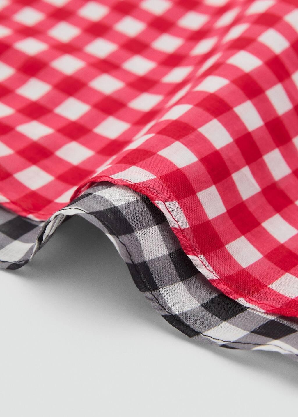 Red Set Of 2 Combined Scarves, 0201_70, large image number 0