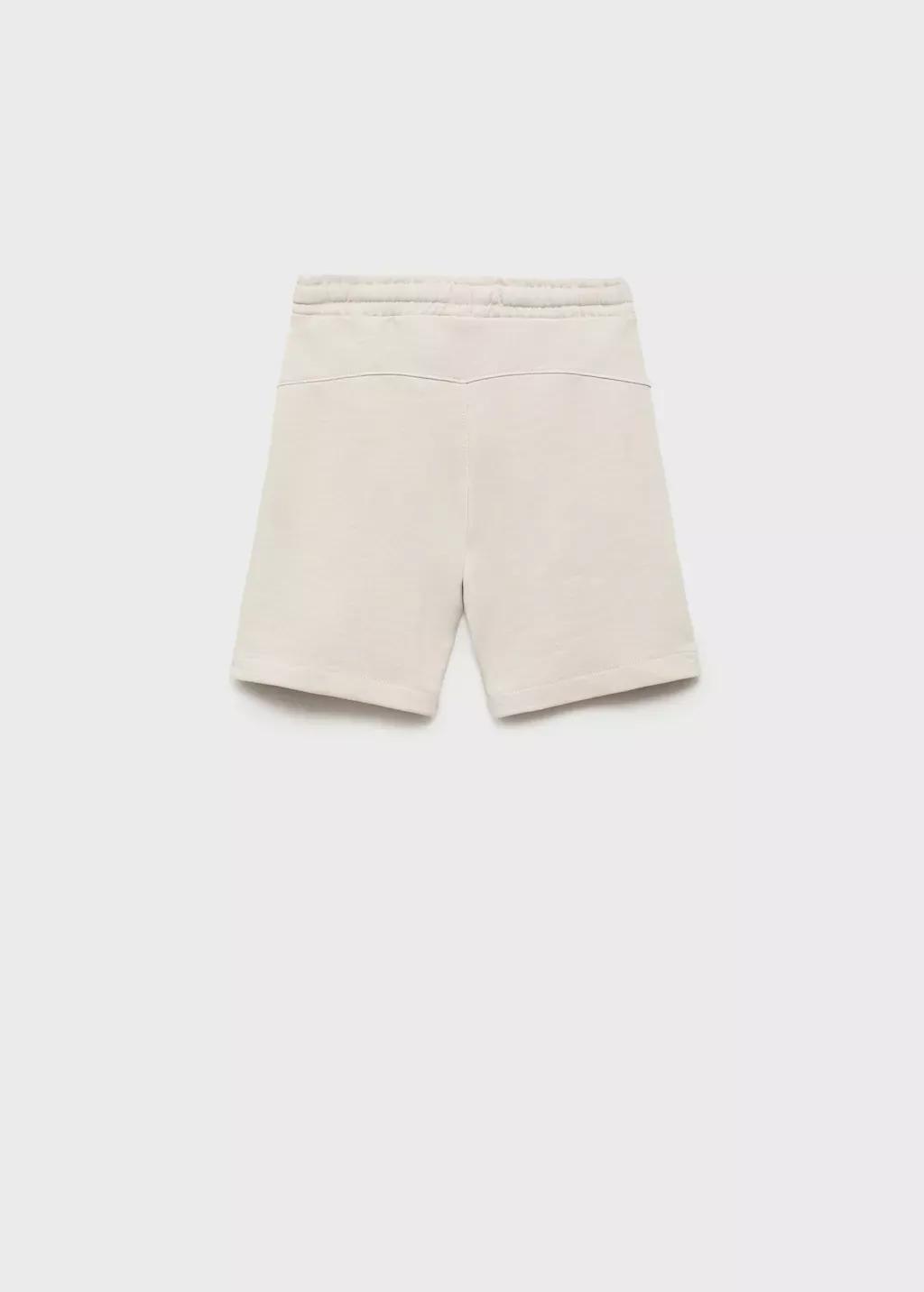 LT PASTEL BROWN Contrast pockets Bermuda shorts, Kids Boy, , large image number 1