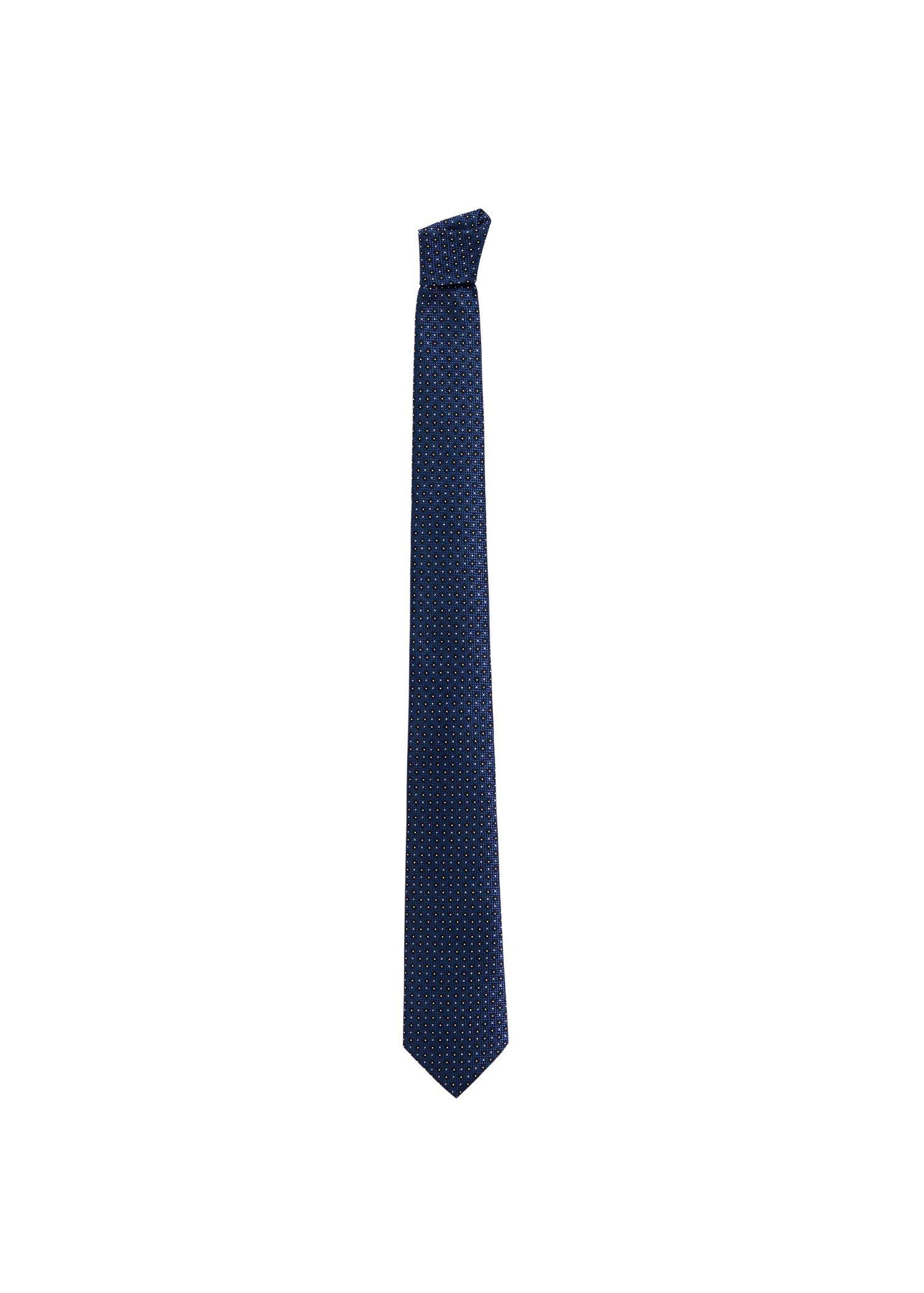 medium blue Floral print tie, Men, , large image number 1
