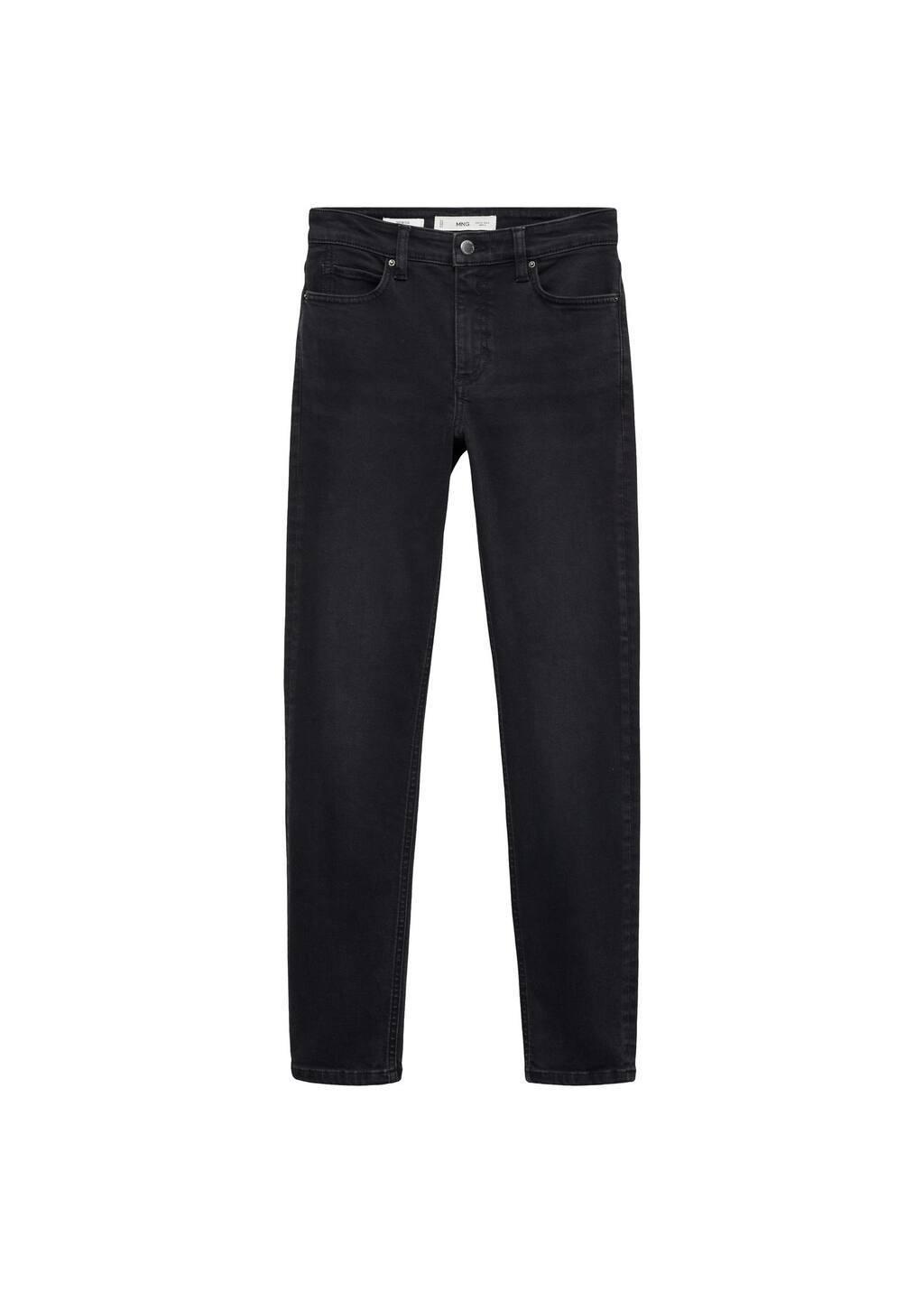 Grey Mid-Rise Skinny Jeans, , large image number 3
