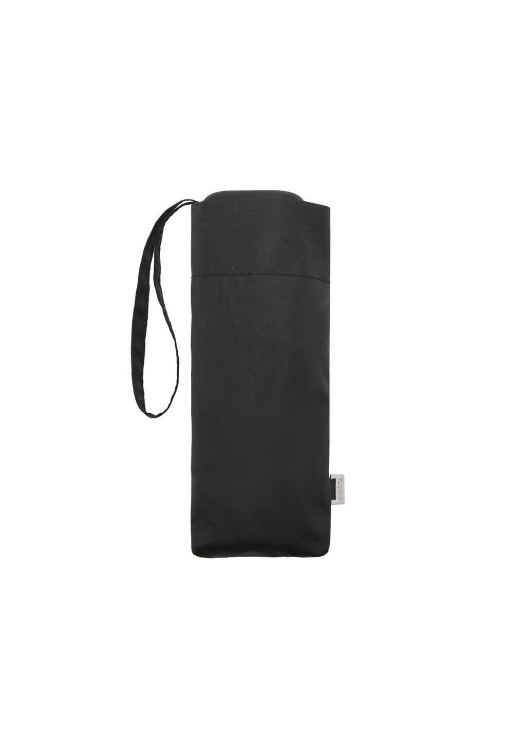 Black Plain Folding Umbrella, Black, large image number 3