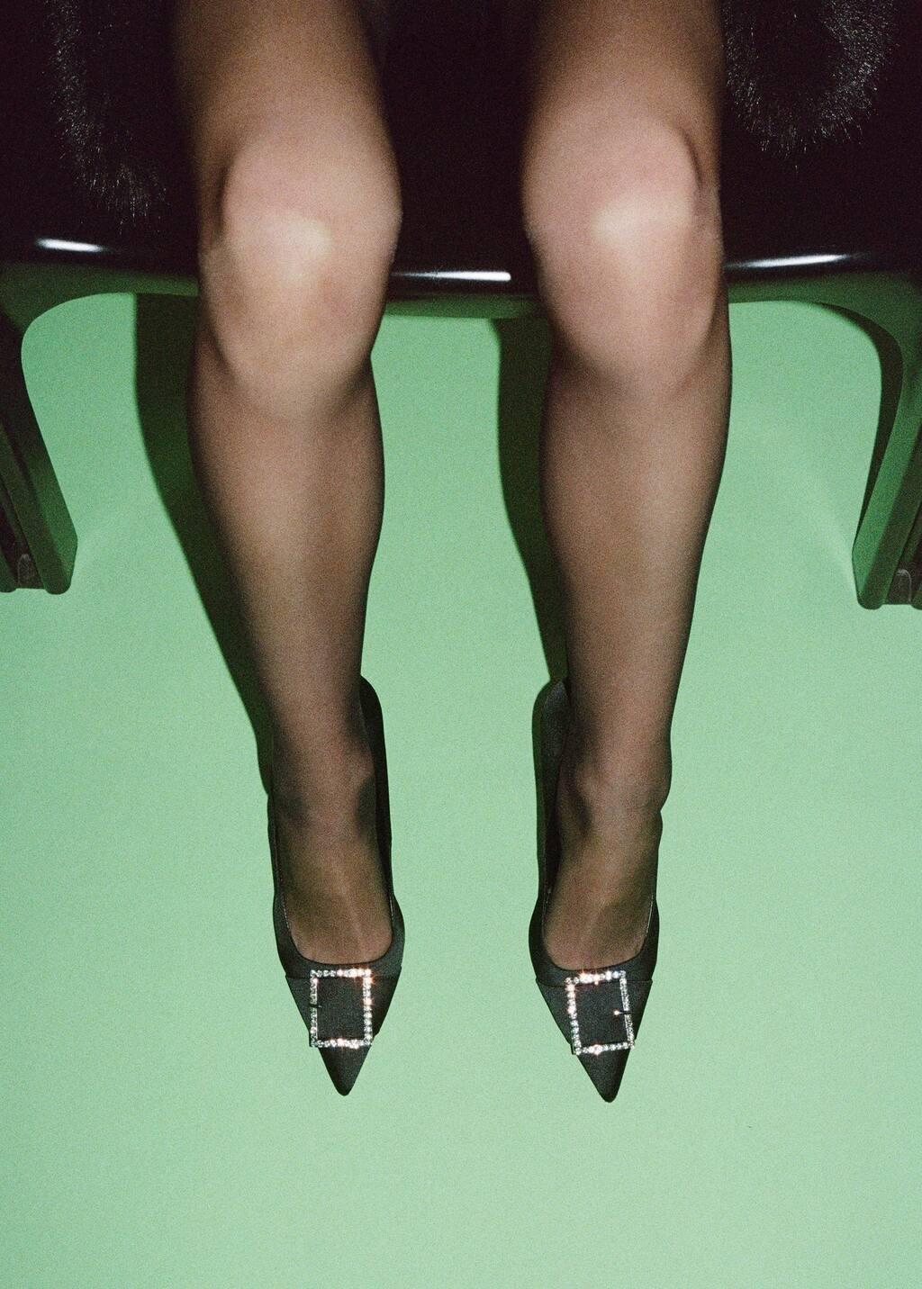Black Pumps With Buckle, , large image number 4