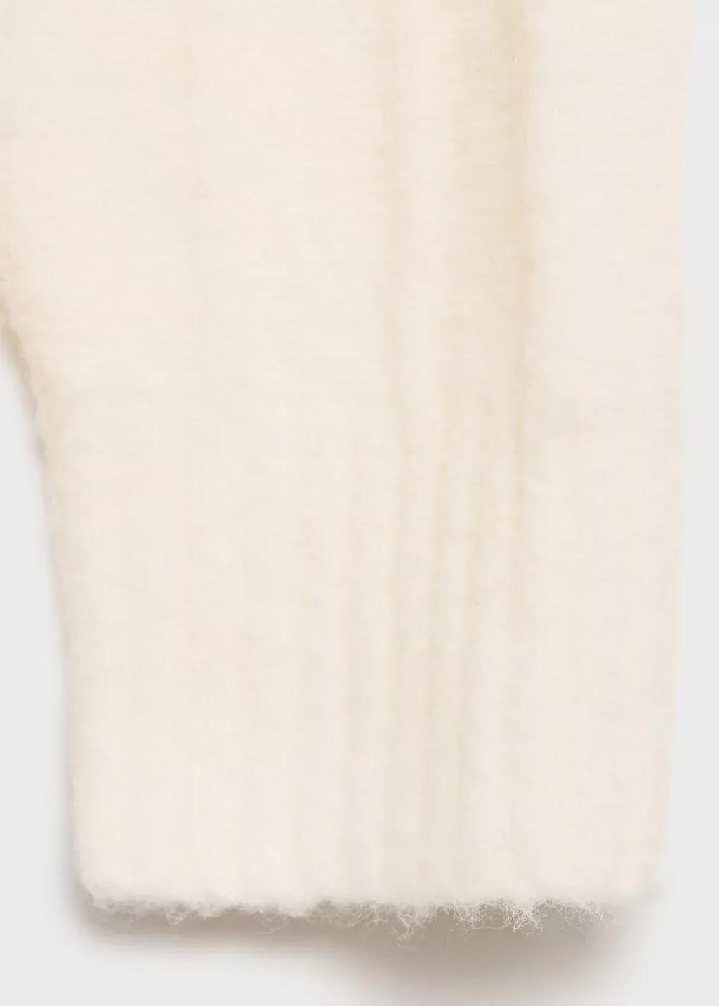 Beige Buttoned Long Cardigan, , large image number 6