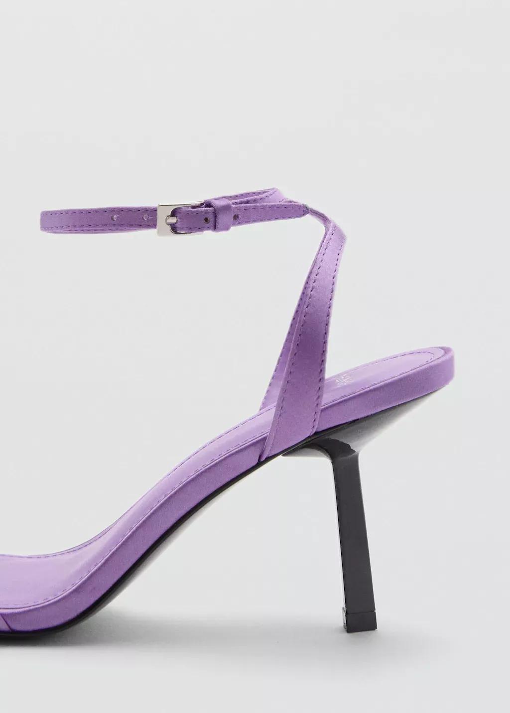 Purple Lt-Pastel Square Toe Heel Sandal, , large image number 1