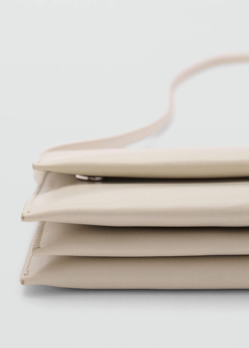 White Crossbody Bag With Flap, 0201_02, large image number 2
