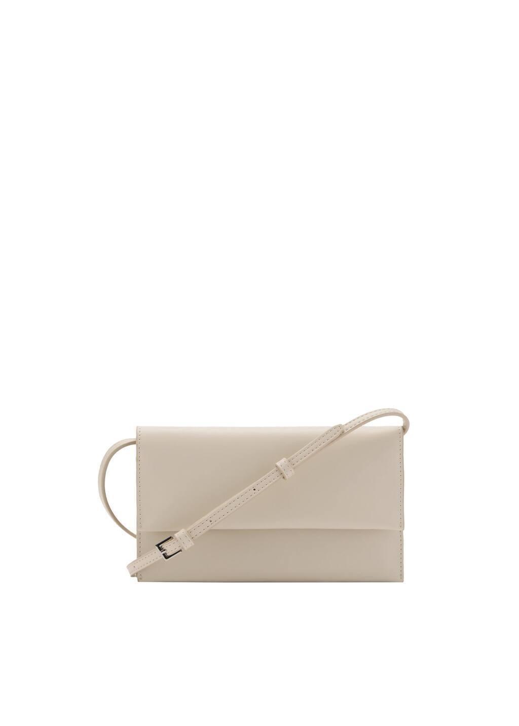 White Crossbody Bag With Flap, 0201_02, large image number 3