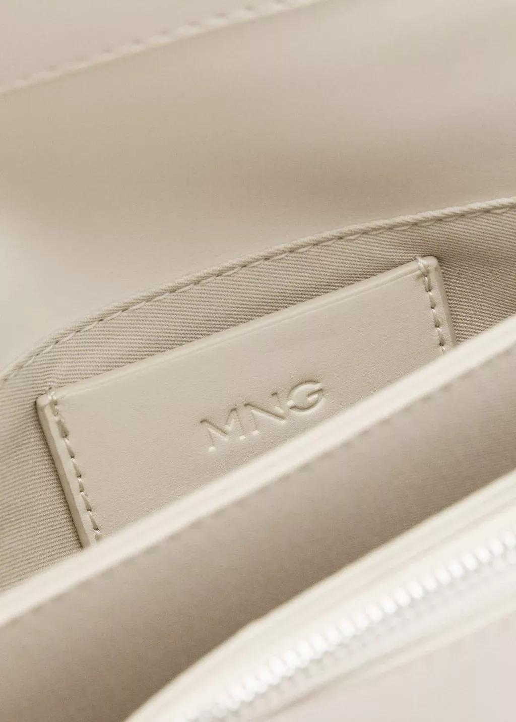 White Crossbody Bag With Flap, 0201_02, large image number 4