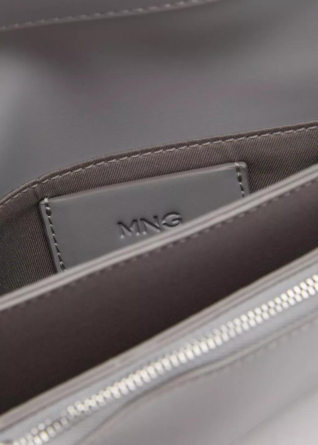 Blue Crossbody Bag With Flap, 0201_52, large image number 4