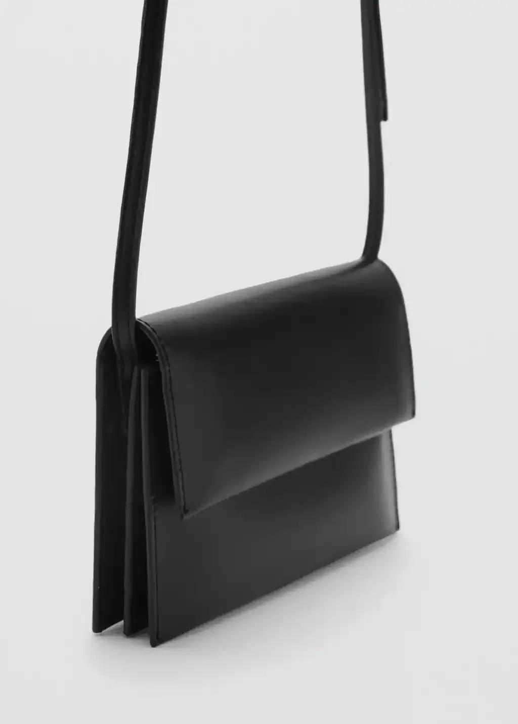 BLACK Crossbody bag with flap, 0201_99, large image number 0
