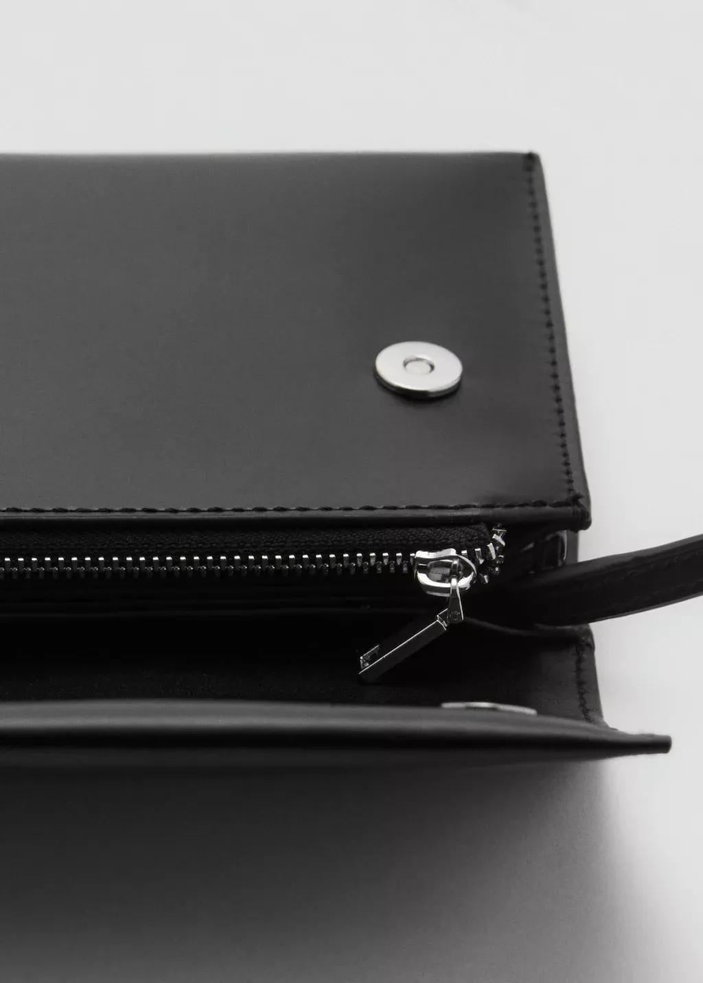 BLACK Crossbody bag with flap, 0201_99, large image number 4