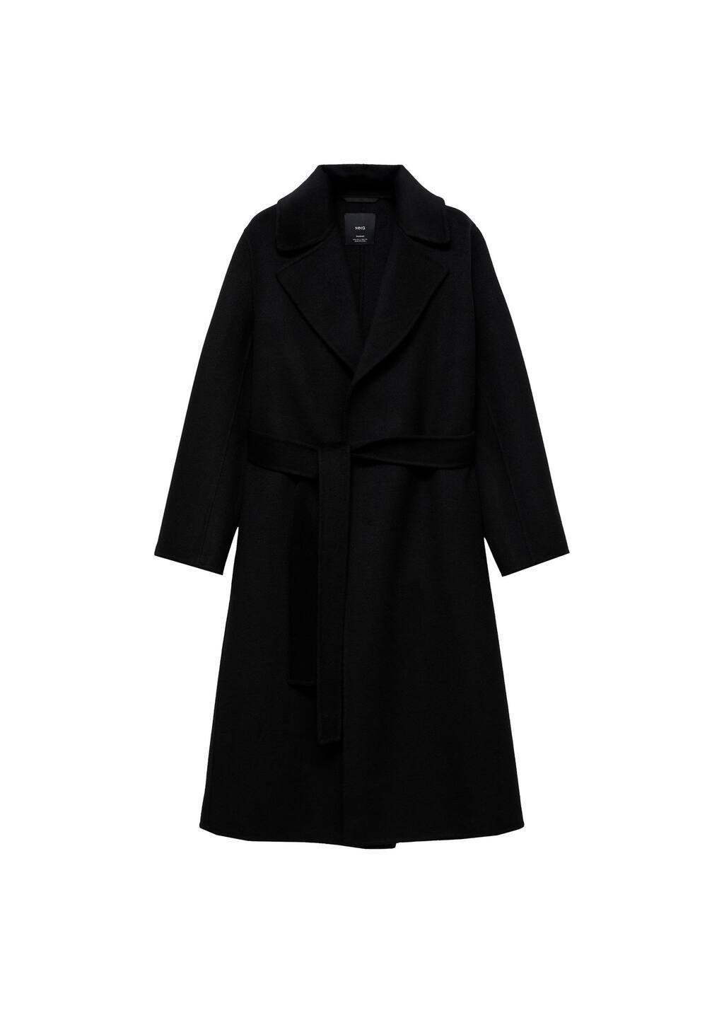 Black Belt Handmade Coat, , large image number 3