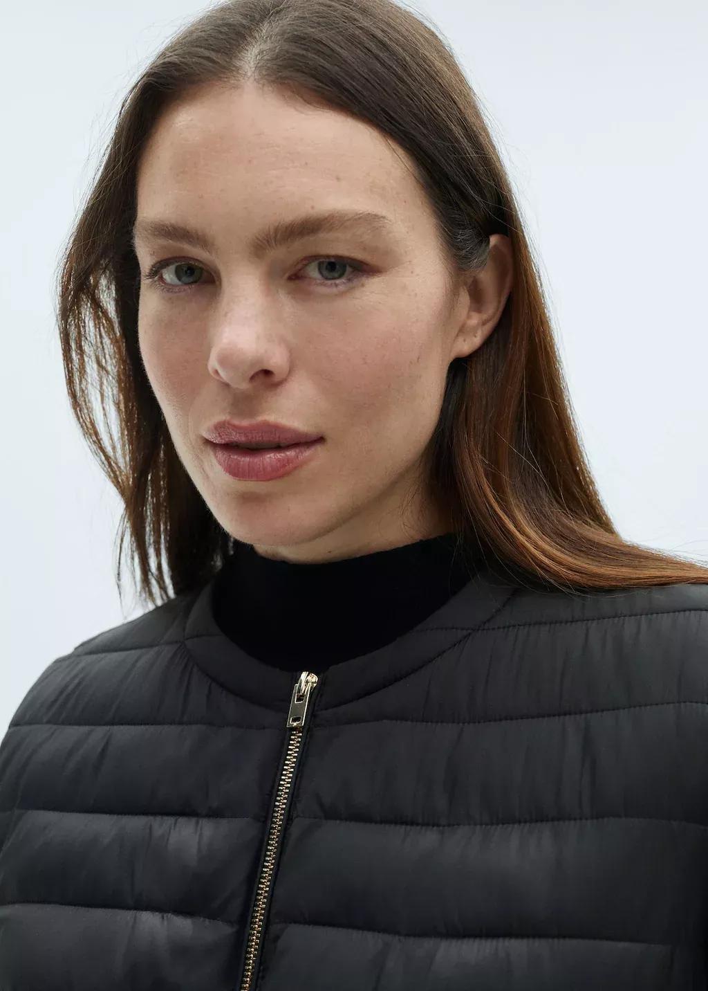 Black Quilted Gilet, , large image number 2