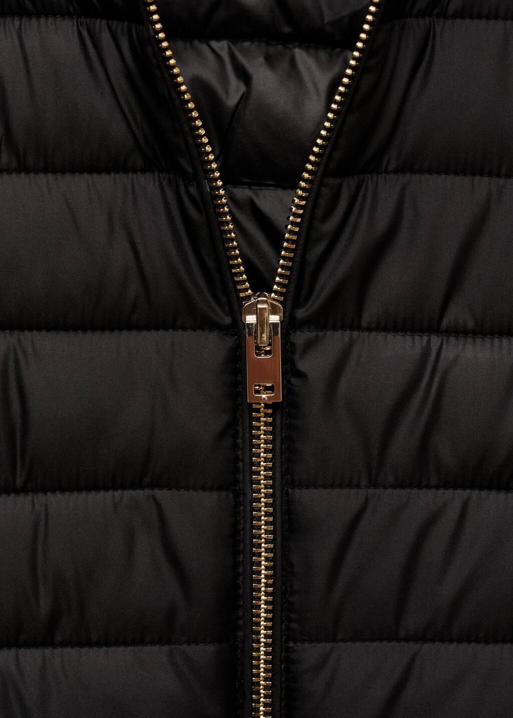 Black Quilted Gilet, , large image number 5