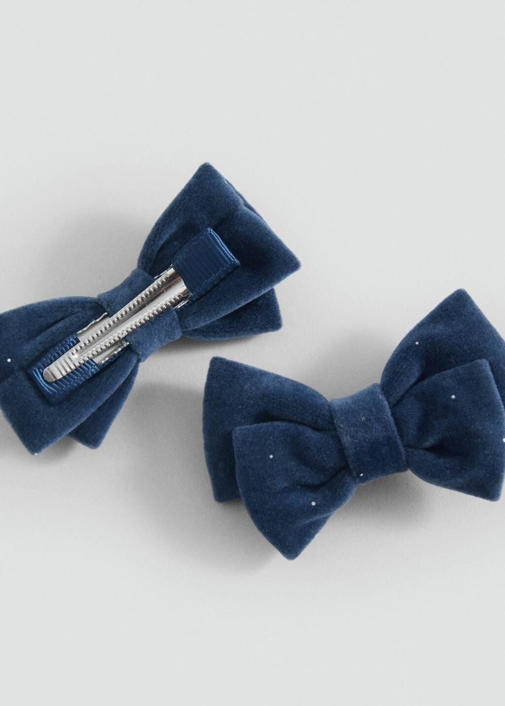 Blue Hairclip Set, Kids Girl, Medium Blue, large image number 0