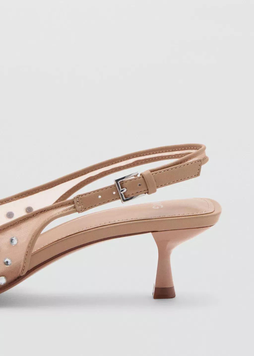 Pink Lt-Pastel Crystal Heel Shoe, , large image number 1