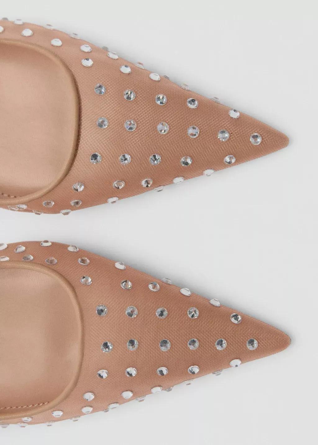 Pink Lt-Pastel Crystal Heel Shoe, , large image number 2