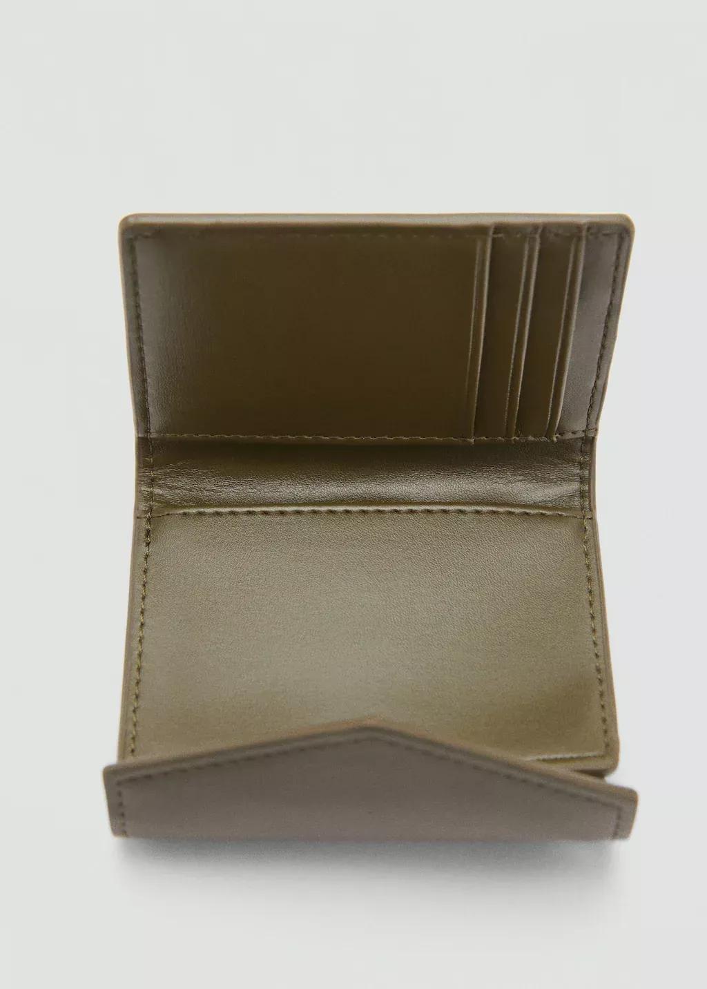 Khaki Carabiner Keychain With Knot, Beige - Khaki, large image number 1