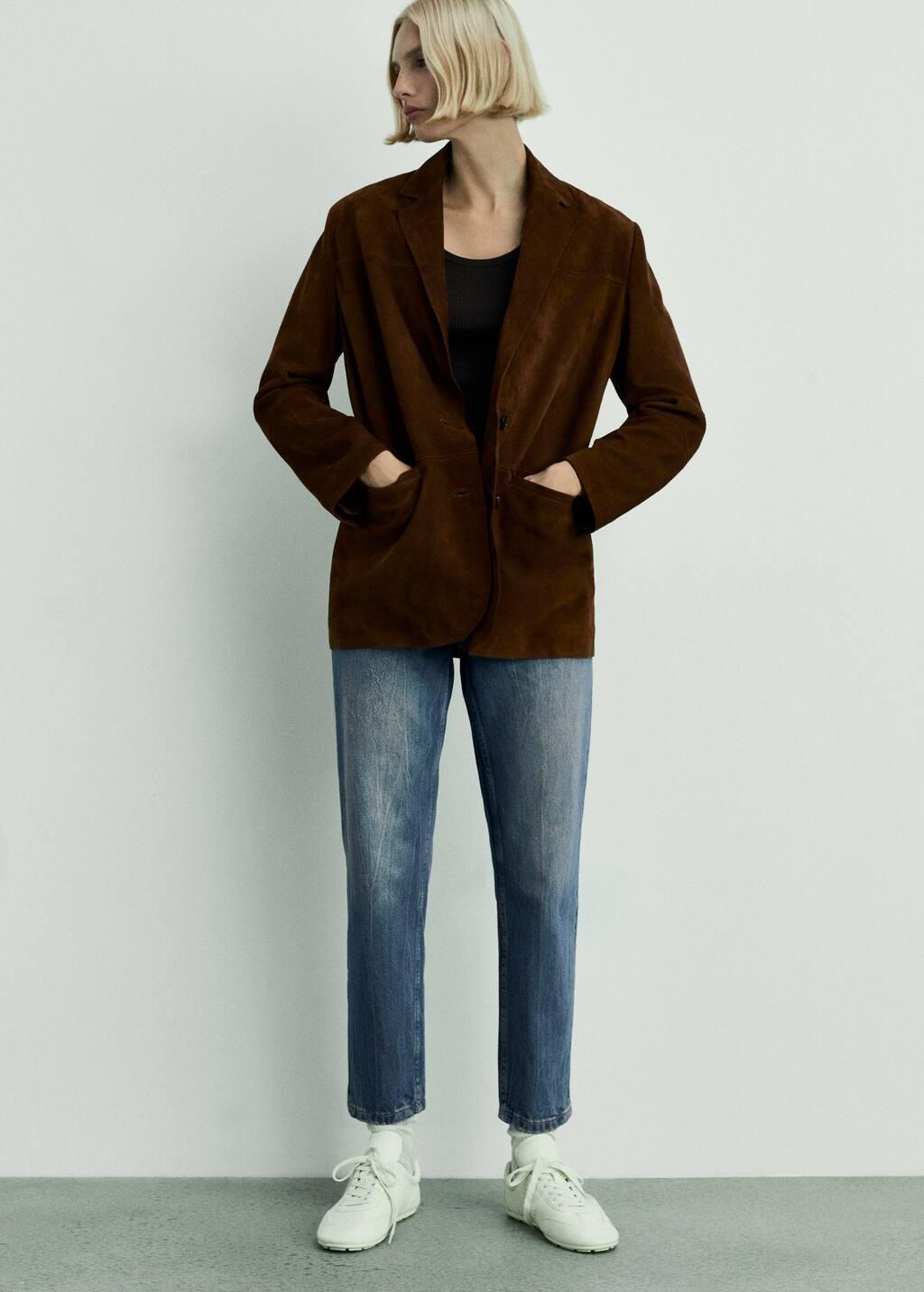 Blue Mom2000 High-Rise Jeans, , large image number 2