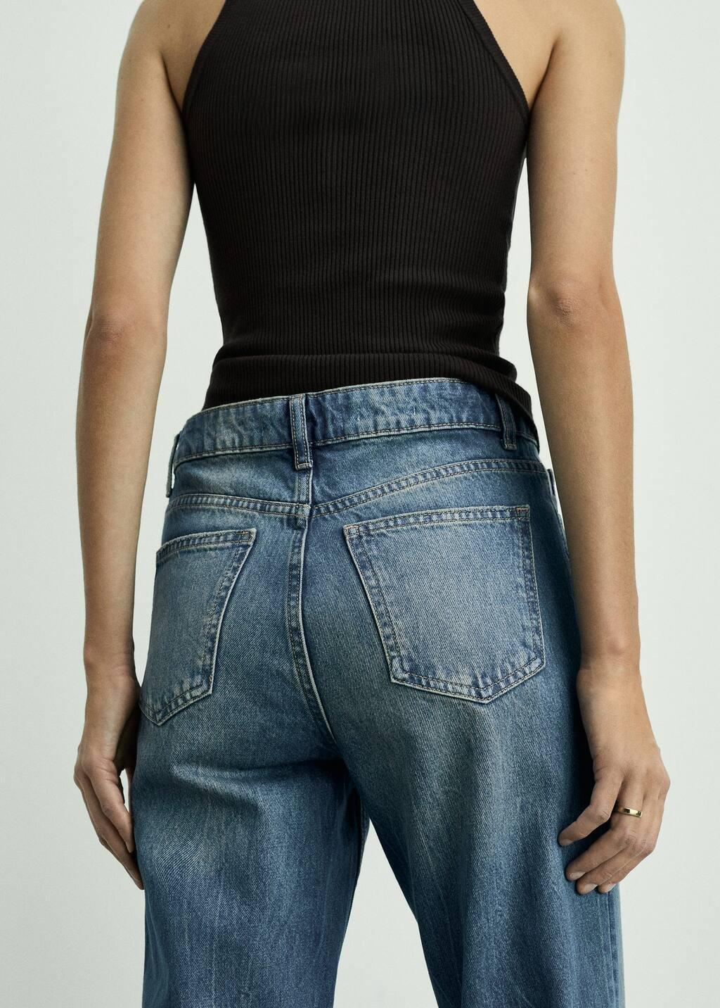 Blue Mom2000 High-Rise Jeans, , large image number 5